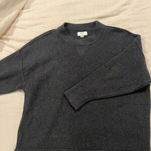 Acne Charcoal Crewneck Sweater